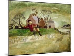 The Jumping Boy, Arundel, West Sussex, 1929-Christopher Wood-Mounted Giclee Print