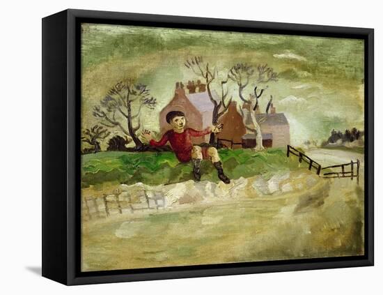 The Jumping Boy, Arundel, West Sussex, 1929-Christopher Wood-Framed Stretched Canvas