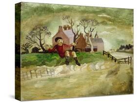 The Jumping Boy, Arundel, West Sussex, 1929-Christopher Wood-Stretched Canvas