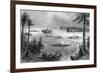 The Junction of the Ottawa and St Lawrence Rivers, Canada, 1842-John Cousen-Framed Giclee Print