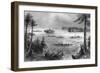 The Junction of the Ottawa and St Lawrence Rivers, Canada, 1842-John Cousen-Framed Giclee Print