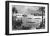 The Junction of the Ottawa and St Lawrence Rivers, Canada, 1842-John Cousen-Framed Giclee Print