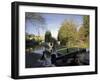 The Junction of the Stratford and Grand Union Canals, Kingswood Junction, Lapworth, Midlands-David Hughes-Framed Photographic Print