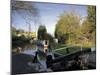 The Junction of the Stratford and Grand Union Canals, Kingswood Junction, Lapworth, Midlands-David Hughes-Mounted Photographic Print