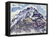 The Jungfrau, as Seen from Muerren-Ferdinand Hodler-Framed Stretched Canvas