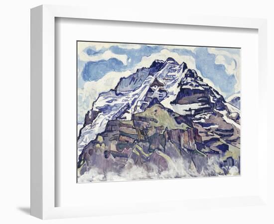 The Jungfrau, as Seen from Muerren-Ferdinand Hodler-Framed Giclee Print