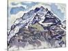 The Jungfrau, as Seen from Muerren-Ferdinand Hodler-Stretched Canvas