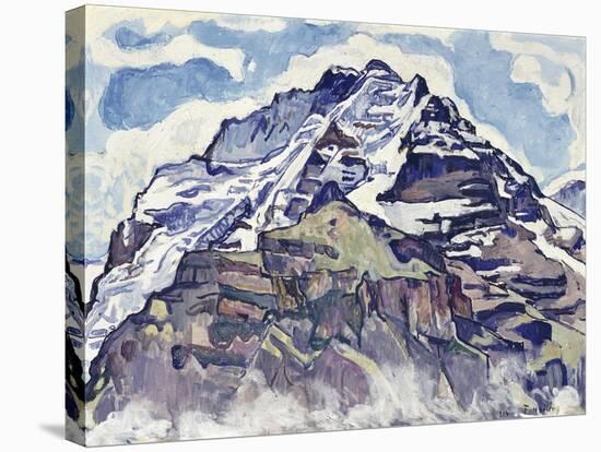 The Jungfrau, as Seen from Muerren-Ferdinand Hodler-Stretched Canvas