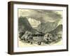 The Jungfrau from Interlachen Switzerland-null-Framed Giclee Print