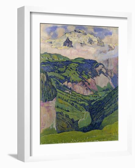 The Jungfrau, View from the Isenfluh, 1902-Ferdinand Hodler-Framed Giclee Print