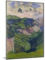 The Jungfrau, View from the Isenfluh, 1902-Ferdinand Hodler-Mounted Giclee Print