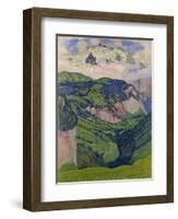 The Jungfrau, View from the Isenfluh, 1902-Ferdinand Hodler-Framed Giclee Print