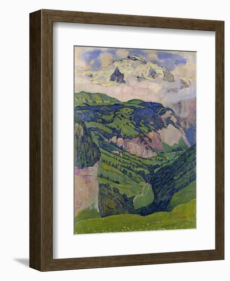 The Jungfrau, View from the Isenfluh, 1902-Ferdinand Hodler-Framed Giclee Print