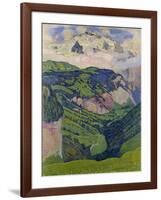 The Jungfrau, View from the Isenfluh, 1902-Ferdinand Hodler-Framed Giclee Print