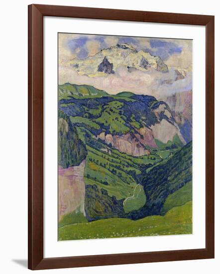 The Jungfrau, View from the Isenfluh, 1902-Ferdinand Hodler-Framed Giclee Print