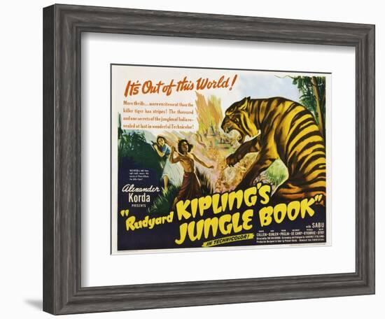 The Jungle Book, 1942-null-Framed Giclee Print