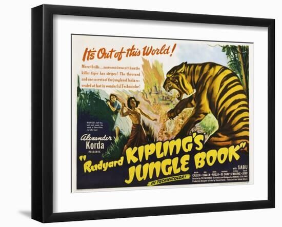 The Jungle Book, 1942-null-Framed Giclee Print