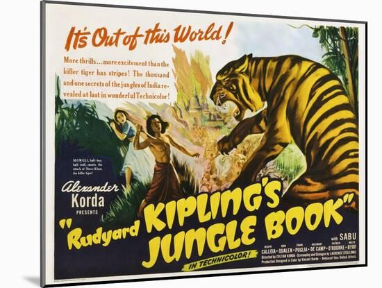 The Jungle Book, 1942-null-Mounted Giclee Print