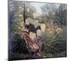 The Jungle, Tiger Attacking a Buffalo-Henri Rousseau-Mounted Art Print