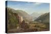 The Juniata, Evening, 1864-Thomas Moran-Stretched Canvas