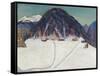 The Junkerboden under Snow, Ca 1936-1938-Ernst Ludwig Kirchner-Framed Stretched Canvas