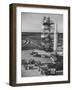 The Juno Ii Rocket Being Prepared for it's Moon Launch-null-Framed Photographic Print