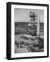 The Juno Ii Rocket Being Prepared for it's Moon Launch-null-Framed Photographic Print