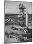 The Juno Ii Rocket Being Prepared for it's Moon Launch-null-Mounted Photographic Print