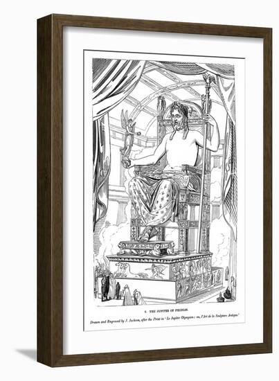 The Jupiter of Phidias, 1843-J Jackson-Framed Giclee Print