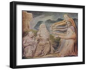 'The Just Upright Man Is Laughed To Scorn', c1825, (1947)-William Blake-Framed Giclee Print