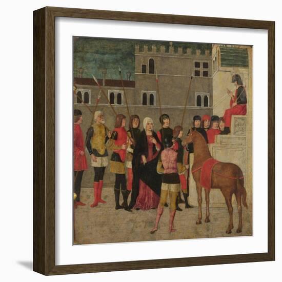 The Justice of Trajan, Between 1475 and 1500-null-Framed Giclee Print