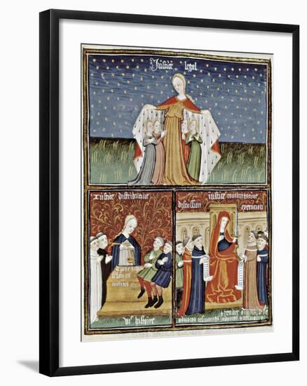 The Justice-null-Framed Art Print