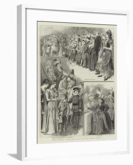 The Juvenile Fancy Dress Ball at the Mansion House-Robert Barnes-Framed Giclee Print