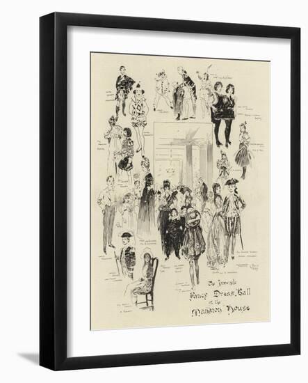 The Juvenile Fancy Dress Ball at the Mansion House-Frank Craig-Framed Giclee Print