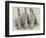 The Juvenile Harpists, Adolphus, Ernest, and Fanny Lockwood-null-Framed Giclee Print