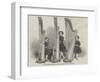 The Juvenile Harpists, Adolphus, Ernest, and Fanny Lockwood-null-Framed Giclee Print