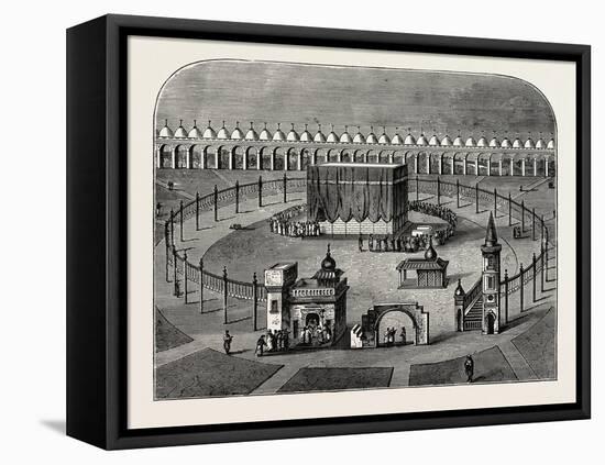 The Kaaba-null-Framed Stretched Canvas