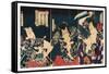 The Kabuki Actors, 1868-Toyohara Kunichika-Framed Stretched Canvas