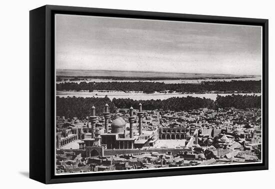 The Kadhimiya, the Holy City Near Baghdad, from an Aeroplane, Iraq, 1925-A Kerim-Framed Stretched Canvas