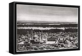 The Kadhimiya, the Holy City Near Baghdad, from an Aeroplane, Iraq, 1925-A Kerim-Framed Stretched Canvas