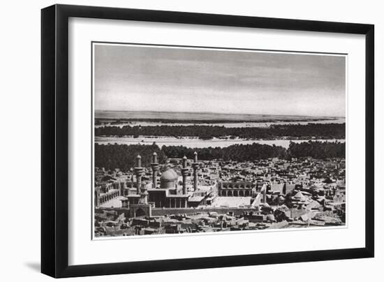 The Kadhimiya, the Holy City Near Baghdad, from an Aeroplane, Iraq, 1925-A Kerim-Framed Giclee Print