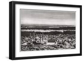 The Kadhimiya, the Holy City Near Baghdad, from an Aeroplane, Iraq, 1925-A Kerim-Framed Giclee Print