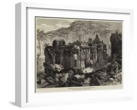 The Kailas, in the Cave Temples of Ellora, Western India-null-Framed Giclee Print