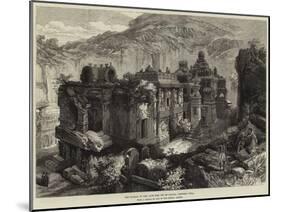 The Kailas, in the Cave Temples of Ellora, Western India-null-Mounted Giclee Print