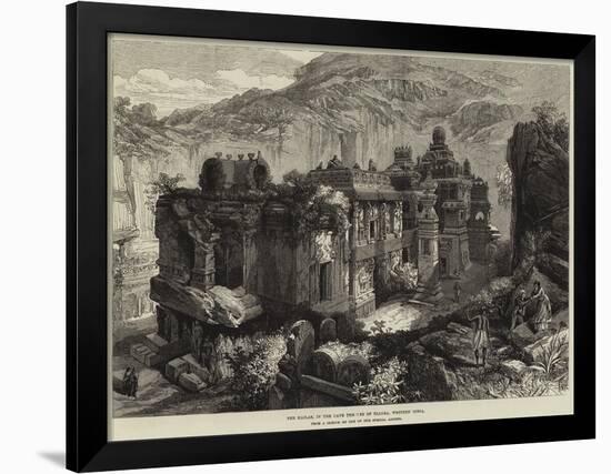 The Kailas, in the Cave Temples of Ellora, Western India-null-Framed Giclee Print