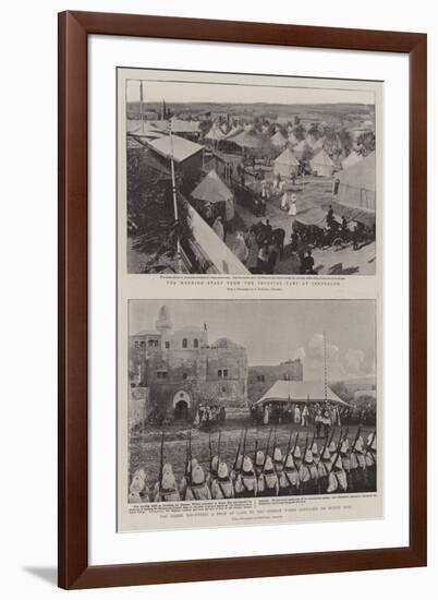 The Kaiser in the Holy Land-null-Framed Giclee Print