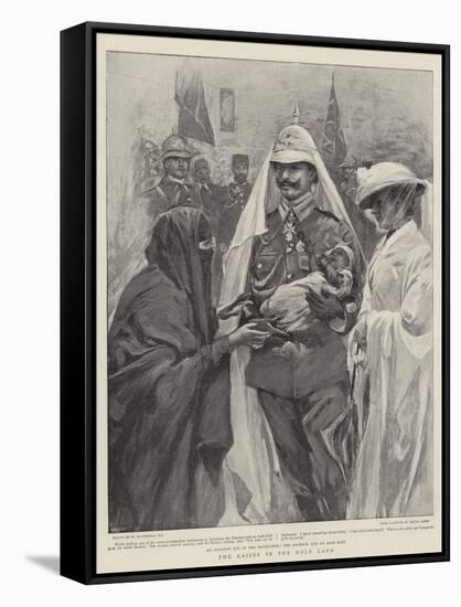 The Kaiser in the Holy Land-William Hatherell-Framed Stretched Canvas