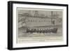 The Kaiser's Arrival at Constantinople, Leaving the Hohenzollern in the Imperial Barge-null-Framed Giclee Print