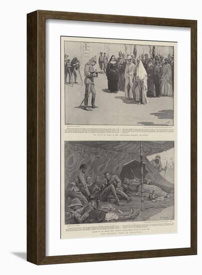 The Kaiser's Tour in Palestine-Henry Marriott Paget-Framed Giclee Print