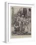 The Kaiser's Tour in the East, a Pretty Incident at the German Consulate at Haifa-Walter Stanley Paget-Framed Giclee Print